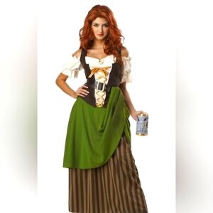 Halloween 🎃 Tavern Maiden Bar Wench Costume Large